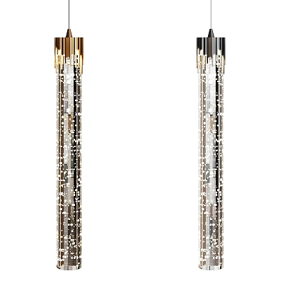 Modern Crystal Ceiling Lights With Decorative Design In Gold And Silver Finish 3d model
