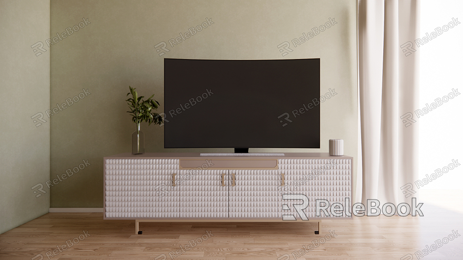 Light Luxury TV Cabinet Simple TV Cabinet model