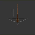 Crossbow Mechanical Crossbow Shift Bow and Arrow Shoot Far Equipment Weapons High-tech Crossbow 3d model