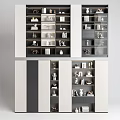 Modern Stylish Bookcase with Multiple Shelves Decorative Items Books and Ornaments