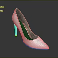 Elegant Silver High Heels Featuring Pointed Toe Shiny Stiletto Heel And Glossy Design