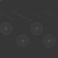 Decorative Building Components With Marble Textured Panels And Polished Spheres