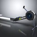 Modern Concept 2 Rowing Machine With Large Fan Wheel Sturdy Frame And Ergonomic Seat