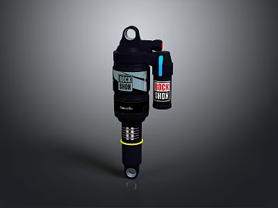 High Performance Automotive Rear Shock Absorber With Adjustable Settings And Durable Build 3d model