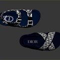Blue Casual Sandals With Crisscross Patterned Straps And Blue Sole Design