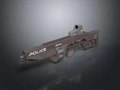 Police Taser Weapon With Tactical Design And Law Enforcement Features 3d model Police Taser Weapon With Tactical Design And Law Enforcement Features 3d model