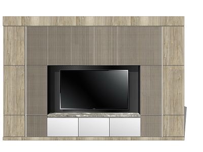 Modern TV Background Cabinet model