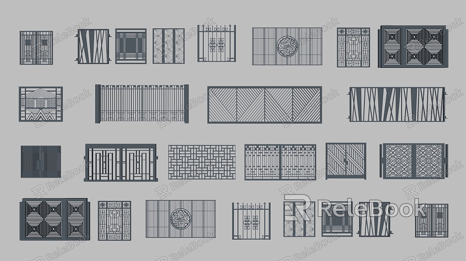 Wrought Iron Railing model