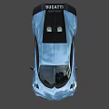 Bugatti Super Run 3d model