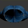 Women's Blue Distressed Jeans with Rolled Cuffs and Ripped Details Fashionable Casual Wear
