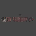 Rusted Green Ship With Damaged Hull And Weathered Exterior Metal Features