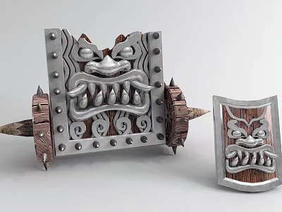 Modern Shield 3d model Modern Shield 3d model