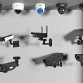 Various Types of Security Surveillance Cameras Including Dome Bullet Wireless for Public Facilities