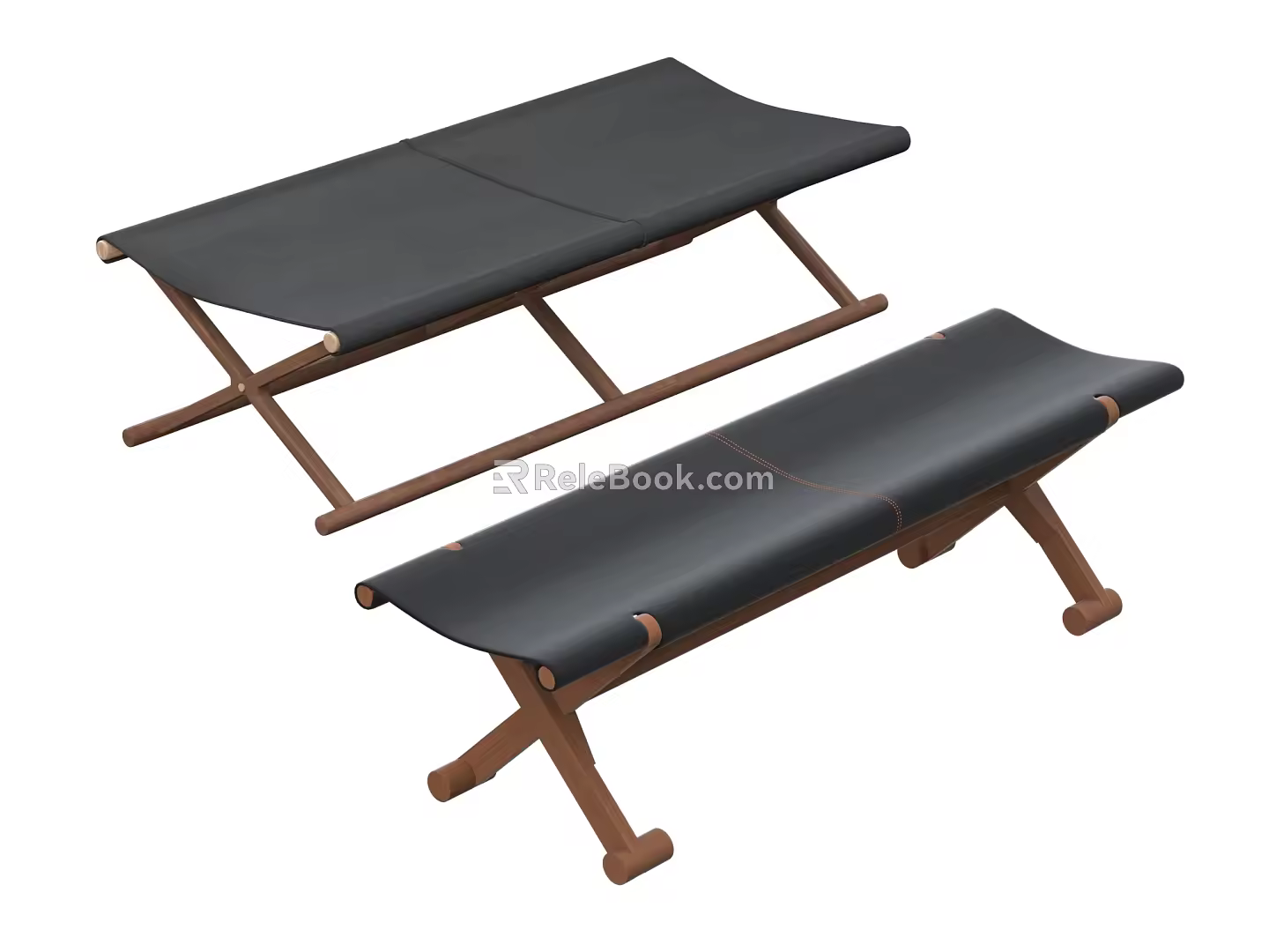 Middle Ancient Style Bench for Shoes 3d model