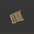 Rustic Wooden Multilayer Storage Shelving With Stacked Crates And Display Design
