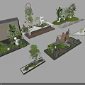 Various Small Garden Landscape Designs With Rocks Plants Water Features And Wooden Platforms