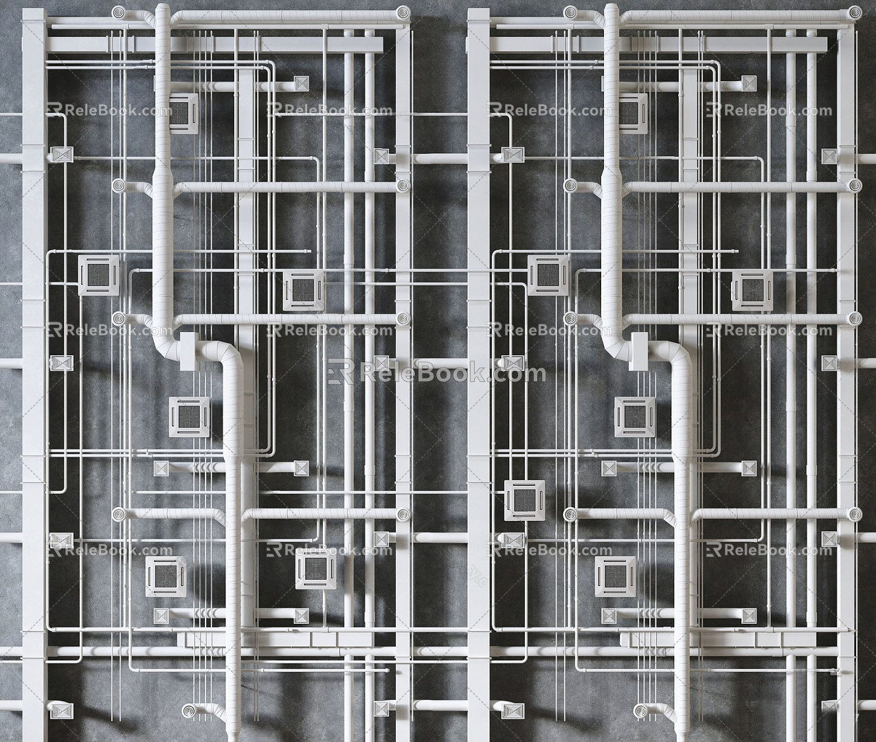 Industrial LOFT Pipe 3d model