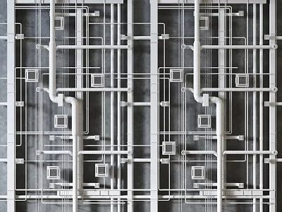 Industrial LOFT Pipe 3d model