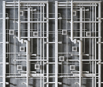 Industrial LOFT Pipe 3d model