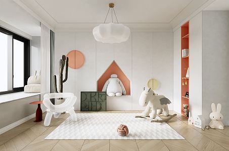 Modern Children's Room 3d model