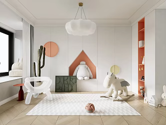 Modern Children's Room 3d model
