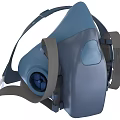 Medical Device Respirator Mask with Ergonomic Design and Adjustable Straps for Secure Fit