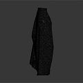 Black Long Flowy Skirt With Minimalist Design And Soft Fabric For Everyday Use