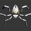 Robot Spider Robot Mecha Spider Science Fiction Spider Mechanical Spider Battery Spider Tower Defense 3d model
