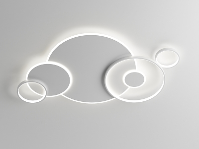 Post-modern ceiling lamp 3d model