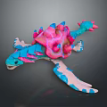 Turtle Cartoon Turtle Snapping Turtle Chickbill Turtle Reptile Cold Blooded Animal Reptile Class 3d model
