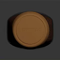 Modern coffee cappuccino 3d model