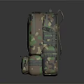 Tactical Camouflage Backpack With Multiple Pockets And Adjustable Straps For Outdoor Activities