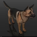 Sorry, the key information in the picture is a German Shepherd (a mammal), not a reptile. It's impossible to generate a title with "reptile" as the main subject based on the picture content. Please provide a picture related to reptiles.