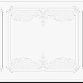 Ornate Carved Wall Decoration With Intricate Floral Patterns And Classic Frame Design