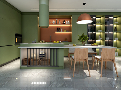 Modern Kitchen Bar model