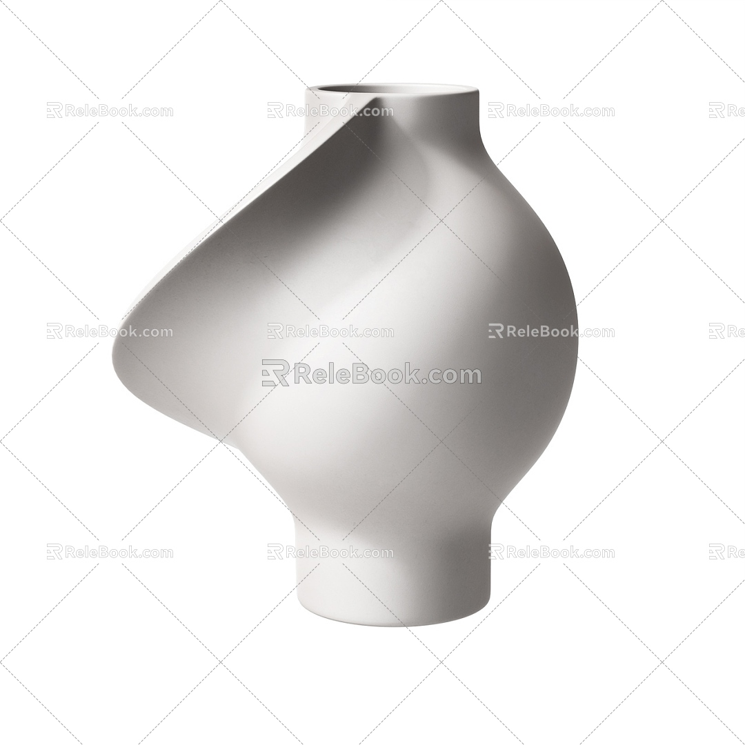 Art vase ornaments model