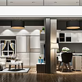 Modern Living Dining Interior With Pendant Lights Wooden Flooring Sofa Coffee Table And Plants