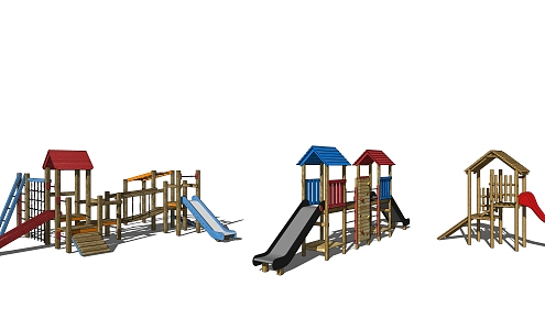 Children's equipment Modern play equipment 3d model