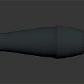 Parlux 3000 Black Hair Dryer With Red Accents And Ergonomic Handle Design