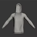 White Hooded Cardigan with Open Front and Long Sleeves for Casual Daily Wear