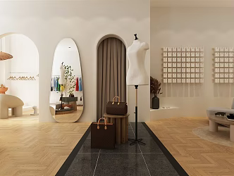 Quiet Studio Clothing Studio 3d model