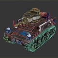 Light Tank Light Armored Modern Tank Modern Tank World War II Tank World War I Tank Heavy Tank 3d model