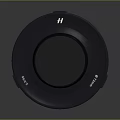 High Quality Professional Camera Lens With Zoom Function And Black Design 3d model