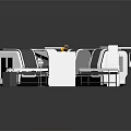 Industrial Robot Arm Operating With Automated Production Line Machines And Conveyor Belt