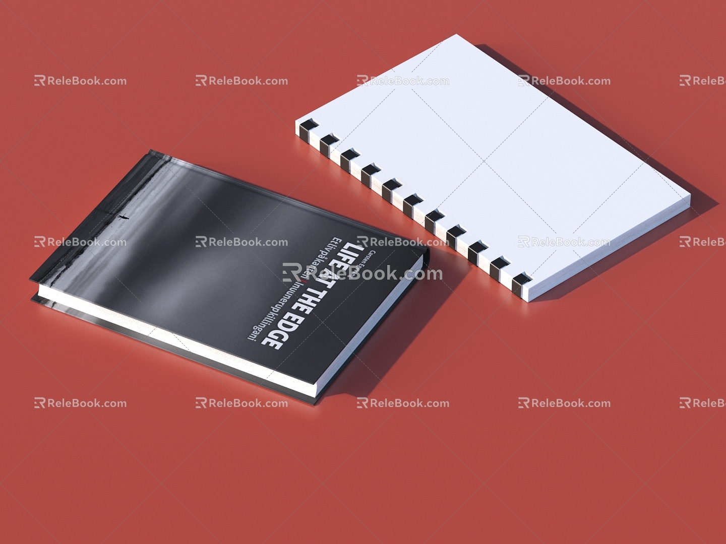 Modern book notebook daily necessities model