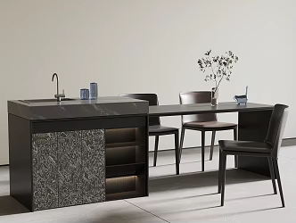 Island Table Modern Italian Island Table 3d model