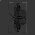 Orange And Black Butterfly With White Spots On Wings Against Gray Background