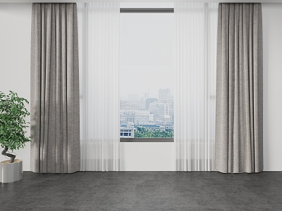 Curtains 3d model