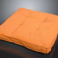 Cozy Orange Square Furniture Cushion With Soft Padded Design For Comfortable Seating