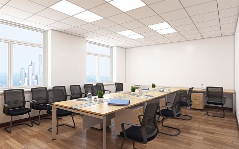 Modern Meeting Room Office 3d model